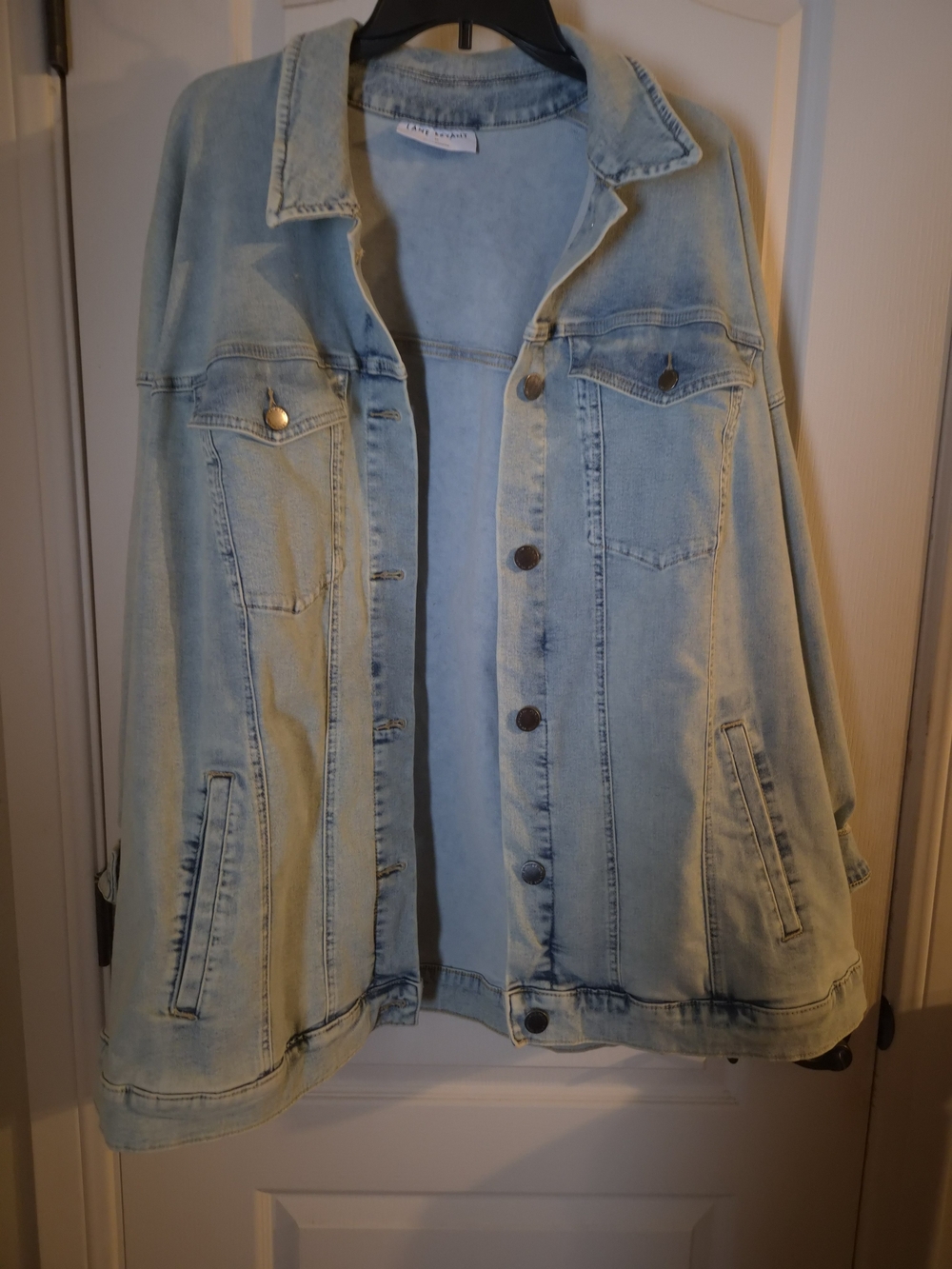 Lane Bryant Light Blue Denim Jacket - Casual Button-Up